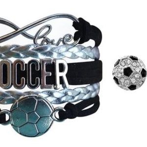 Girls Soccer Jewelry Set